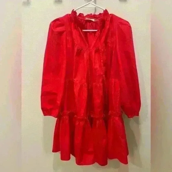 Day + Moon Small red mini dress - Picture 2 of 6